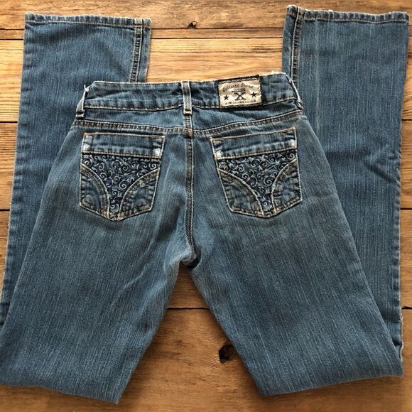 Wrangler, authentic brand twentyX low rise bootcut jeans - Picture 2 of 7